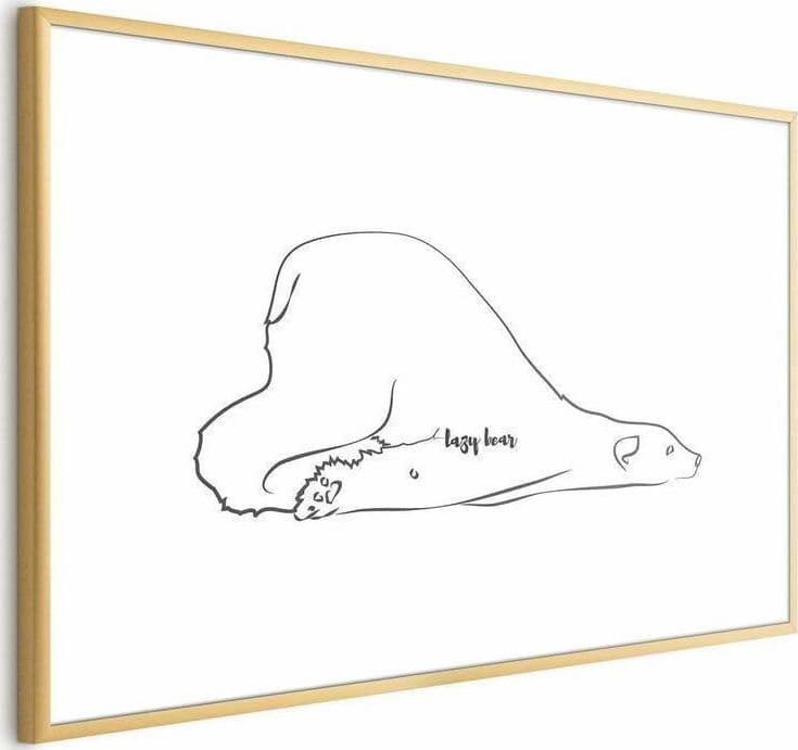 Poster - Lazy Bear in Poster e stampe Collezione Casa - Trebisacce, commercioVirtuoso.it