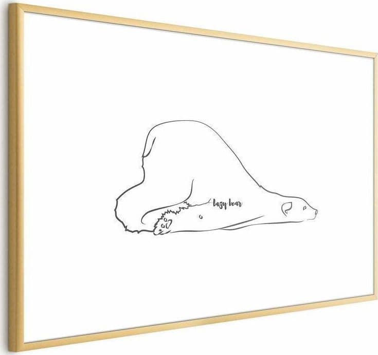 Poster - Lazy Bear in Poster e stampe Collezione Casa - Trebisacce, commercioVirtuoso.it
