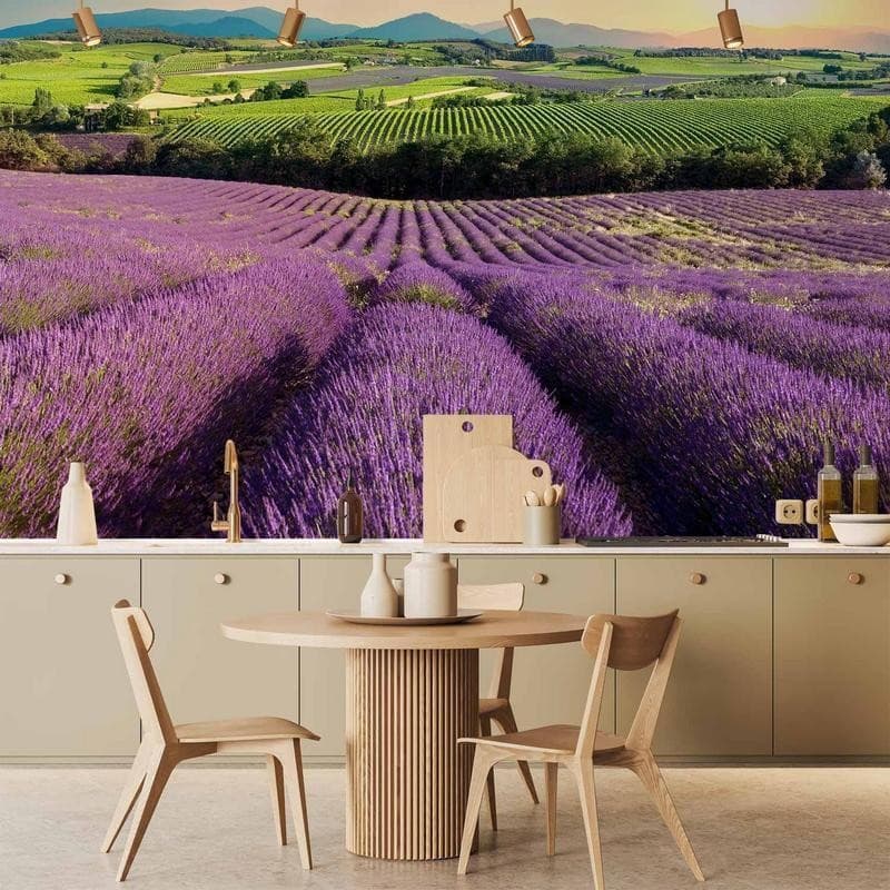 Fotomurale Lavender Field in Carta da parati Collezione Casa - Trebisacce, commercioVirtuoso.it