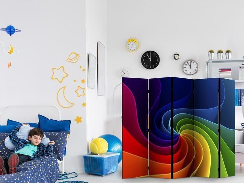 Paravento Colorful Pinwheel II [Room Dividers] in Paraventi Collezione Casa - Trebisacce, commercioVirtuoso.it