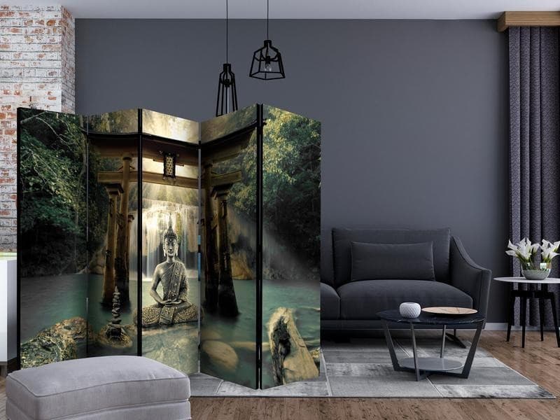 Paravento Buddha Smile II [Room Dividers] in Paraventi Collezione Casa - Trebisacce, commercioVirtuoso.it