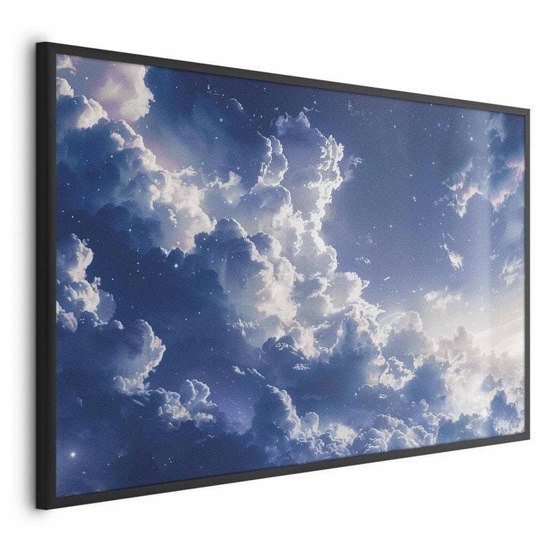 Poster - Starry Clouds and Soft Light Over a Corner of the Sky in Poster e stampe Collezione Casa - Trebisacce, commercioVirtuoso.it