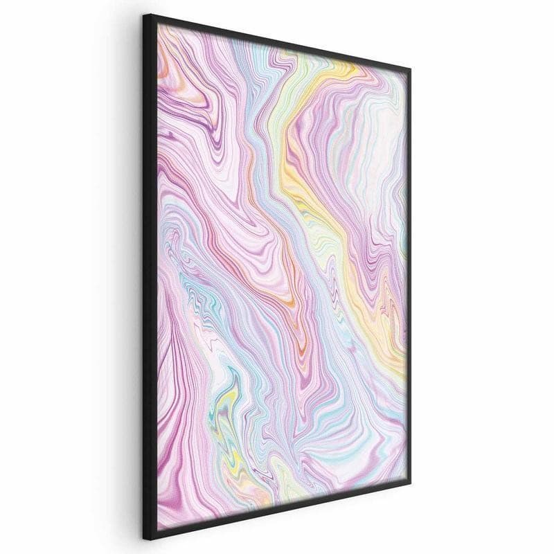Poster - Colorful Dream - abstract shapes in pastel shades in Poster e stampe Collezione Casa - Trebisacce, commercioVirtuoso.it