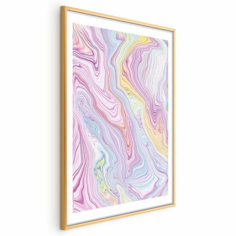 Poster - Colorful Dream - abstract shapes in pastel shades in Poster e stampe Collezione Casa - Trebisacce, commercioVirtuoso.it