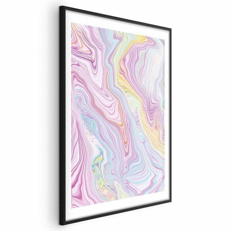 Poster - Colorful Dream - abstract shapes in pastel shades in Poster e stampe Collezione Casa - Trebisacce, commercioVirtuoso.it