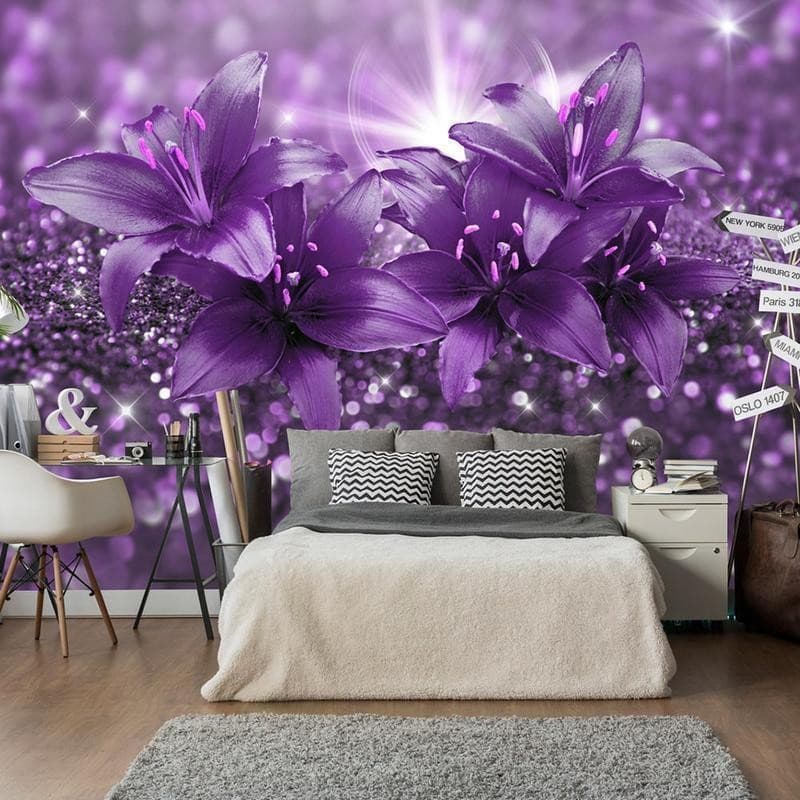Fotomurale Masterpiece of Purple in Carta da parati Collezione Casa - Trebisacce, commercioVirtuoso.it
