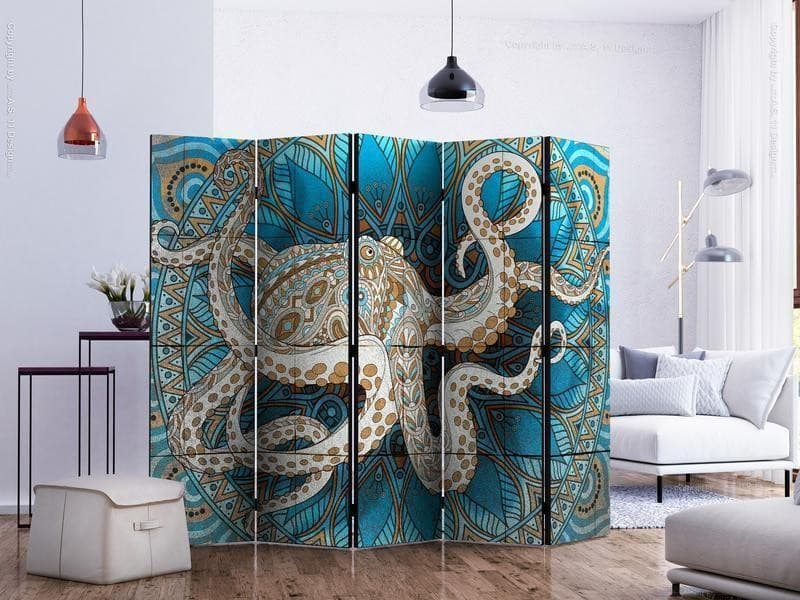 Paravento Zen Octopus II [Room Dividers] in Paraventi Collezione Casa - Trebisacce, commercioVirtuoso.it