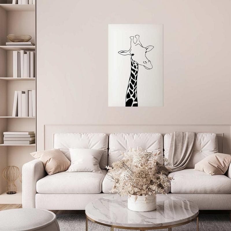 Poster - Checkered Neck in Poster e stampe Collezione Casa - Trebisacce, commercioVirtuoso.it