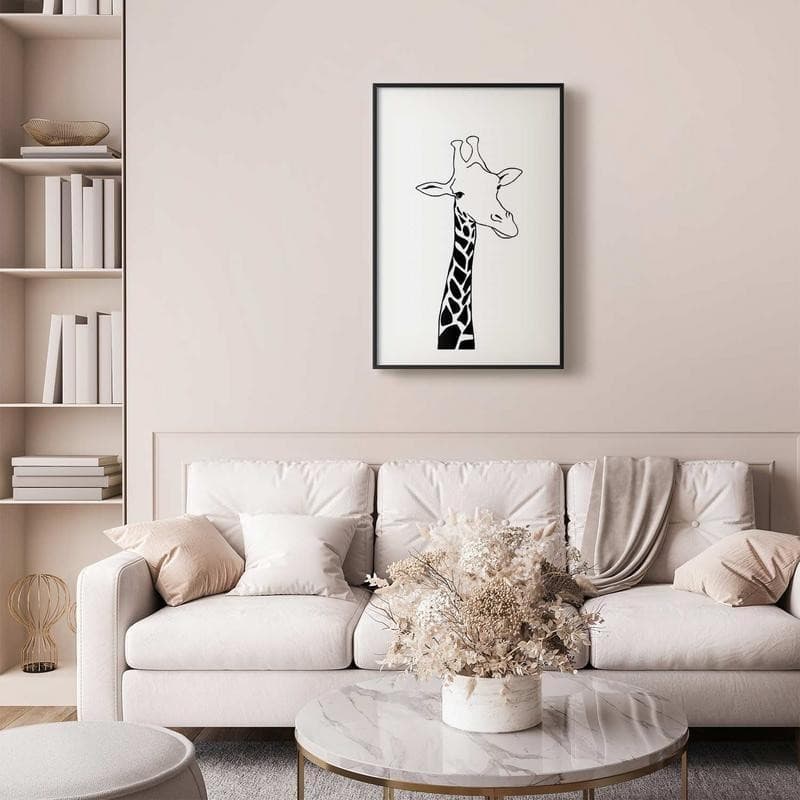 Poster - Checkered Neck in Poster e stampe Collezione Casa - Trebisacce, commercioVirtuoso.it