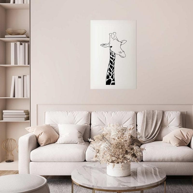 Poster - Checkered Neck in Poster e stampe Collezione Casa - Trebisacce, commercioVirtuoso.it