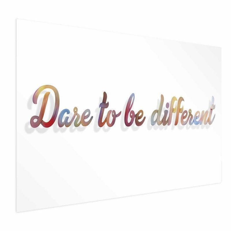 Poster - Dare to Be Different in Poster e stampe Collezione Casa - Trebisacce, commercioVirtuoso.it
