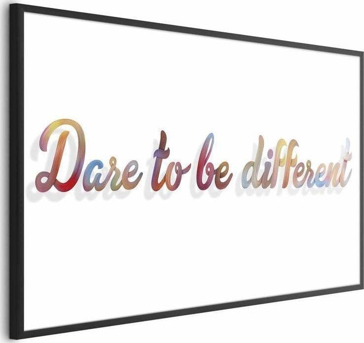 Poster - Dare to Be Different in Poster e stampe Collezione Casa - Trebisacce, commercioVirtuoso.it