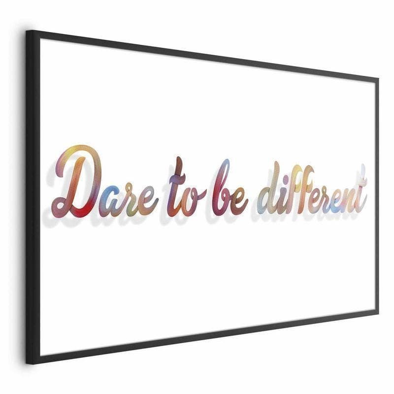 Poster - Dare to Be Different in Poster e stampe Collezione Casa - Trebisacce, commercioVirtuoso.it