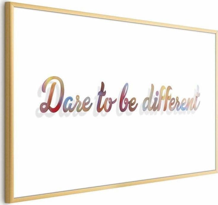 Poster - Dare to Be Different in Poster e stampe Collezione Casa - Trebisacce, commercioVirtuoso.it