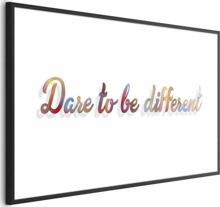 Poster - Dare to Be Different in Poster e stampe Collezione Casa - Trebisacce, commercioVirtuoso.it