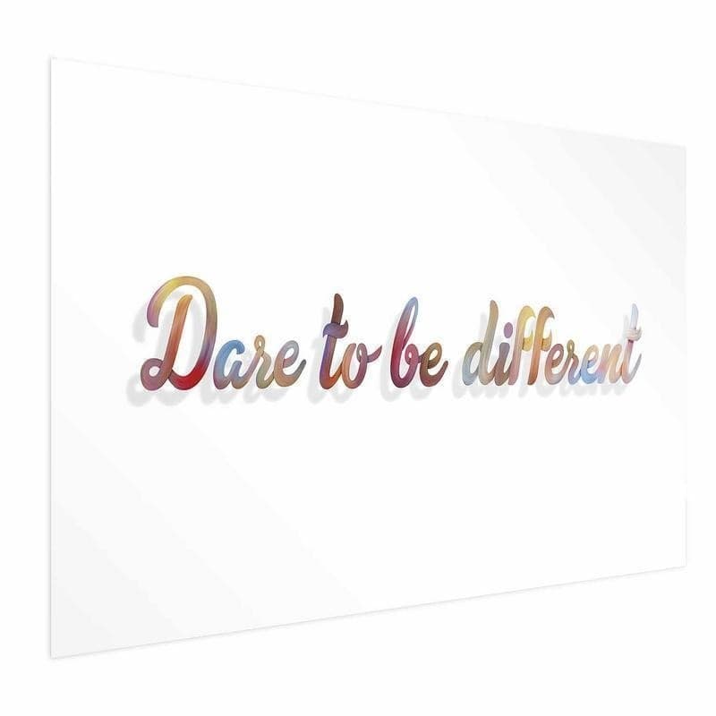 Poster - Dare to Be Different in Poster e stampe Collezione Casa - Trebisacce, commercioVirtuoso.it