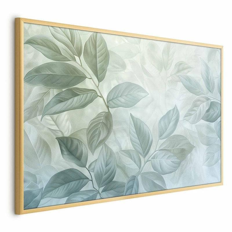 Poster - Mint Leaves - large botanical motif in Poster e stampe Collezione Casa - Trebisacce, commercioVirtuoso.it