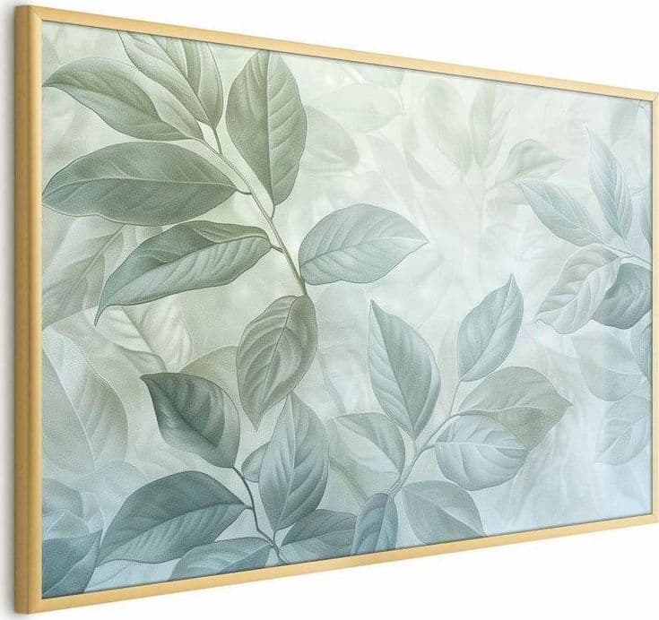Poster - Mint Leaves - large botanical motif in Poster e stampe Collezione Casa - Trebisacce, commercioVirtuoso.it