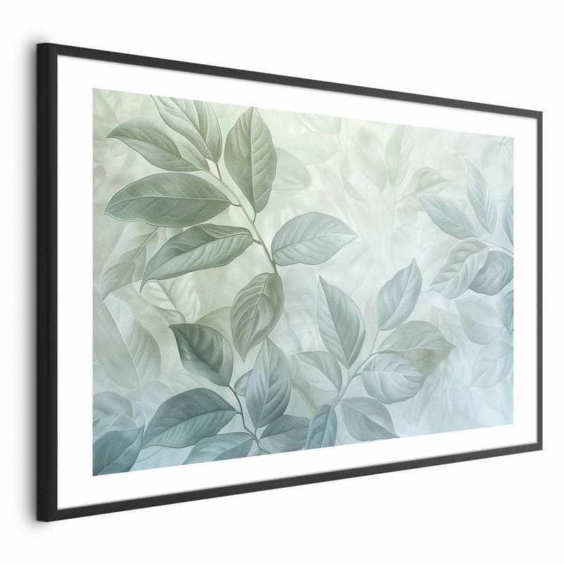 Poster - Mint Leaves - large botanical motif in Poster e stampe Collezione Casa - Trebisacce, commercioVirtuoso.it