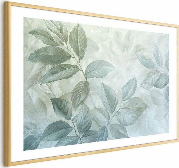 Poster - Mint Leaves - large botanical motif in Poster e stampe Collezione Casa - Trebisacce, commercioVirtuoso.it