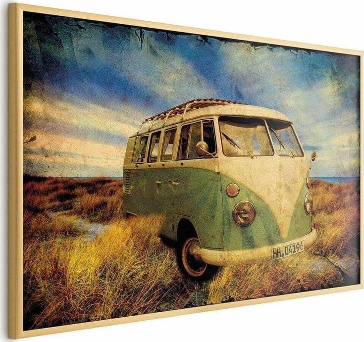 Poster - Retro Bus in Poster e stampe Collezione Casa - Trebisacce, commercioVirtuoso.it