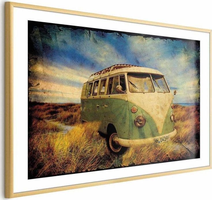 Poster - Retro Bus in Poster e stampe Collezione Casa - Trebisacce, commercioVirtuoso.it