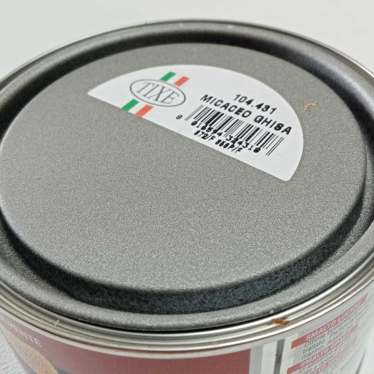 Brilltix 350ml smalto micaceo base solvente colore ghisa diretto su ruggine in Vernice Aloiserw.com - Altomonte, commercioVirtuoso.it