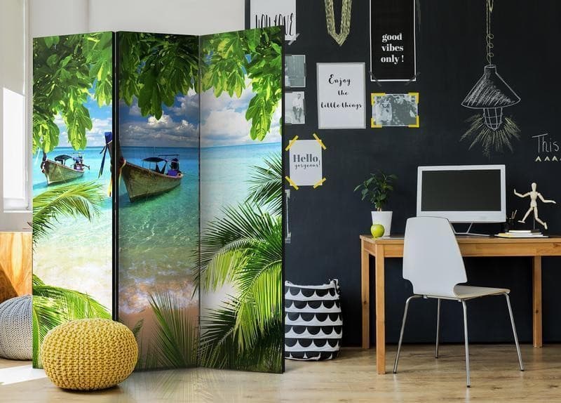 Paravento Tropical Paradise [divisori da interno] in Paraventi Collezione Casa - Trebisacce, commercioVirtuoso.it