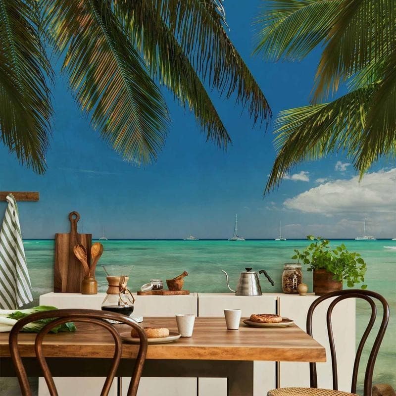 Fotomurale Relaxing on the beach in Carta da parati Collezione Casa - Trebisacce, commercioVirtuoso.it