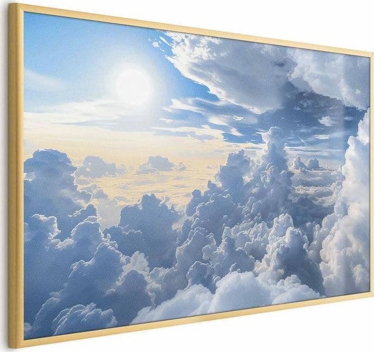 Poster - Symphony of Light: Sun and Clouds Playing Together on a Beautiful Sky in Poster e stampe Collezione Casa - Trebisacce, commercioVirtuoso.it