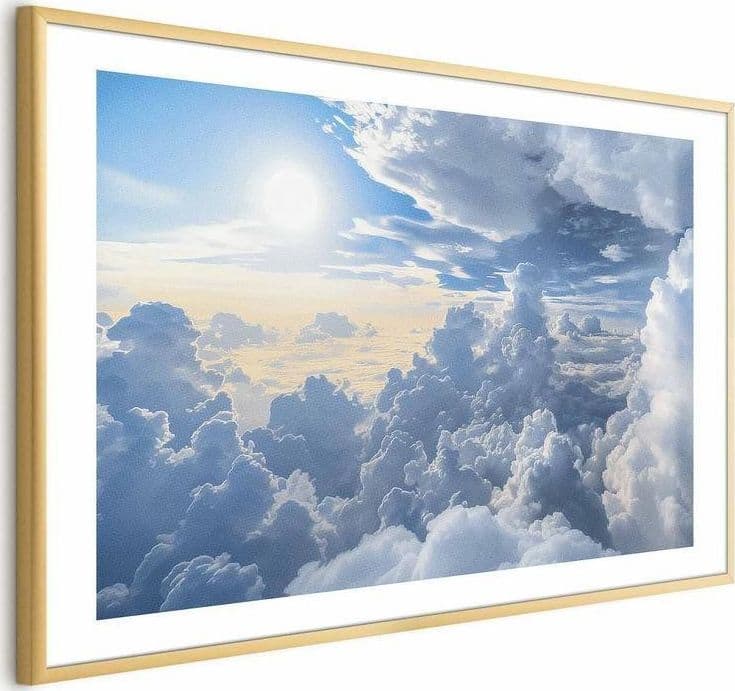 Poster - Symphony of Light: Sun and Clouds Playing Together on a Beautiful Sky in Poster e stampe Collezione Casa - Trebisacce, commercioVirtuoso.it