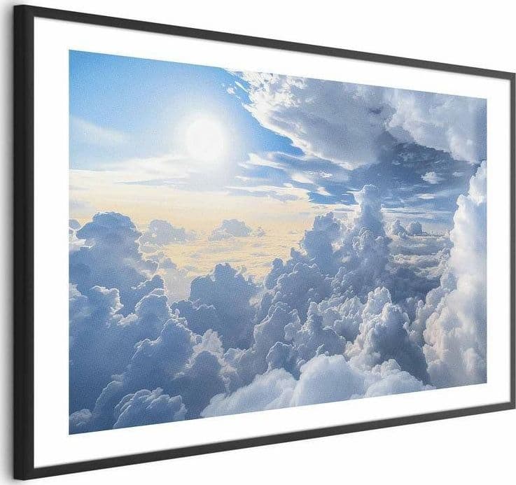 Poster - Symphony of Light: Sun and Clouds Playing Together on a Beautiful Sky in Poster e stampe Collezione Casa - Trebisacce, commercioVirtuoso.it