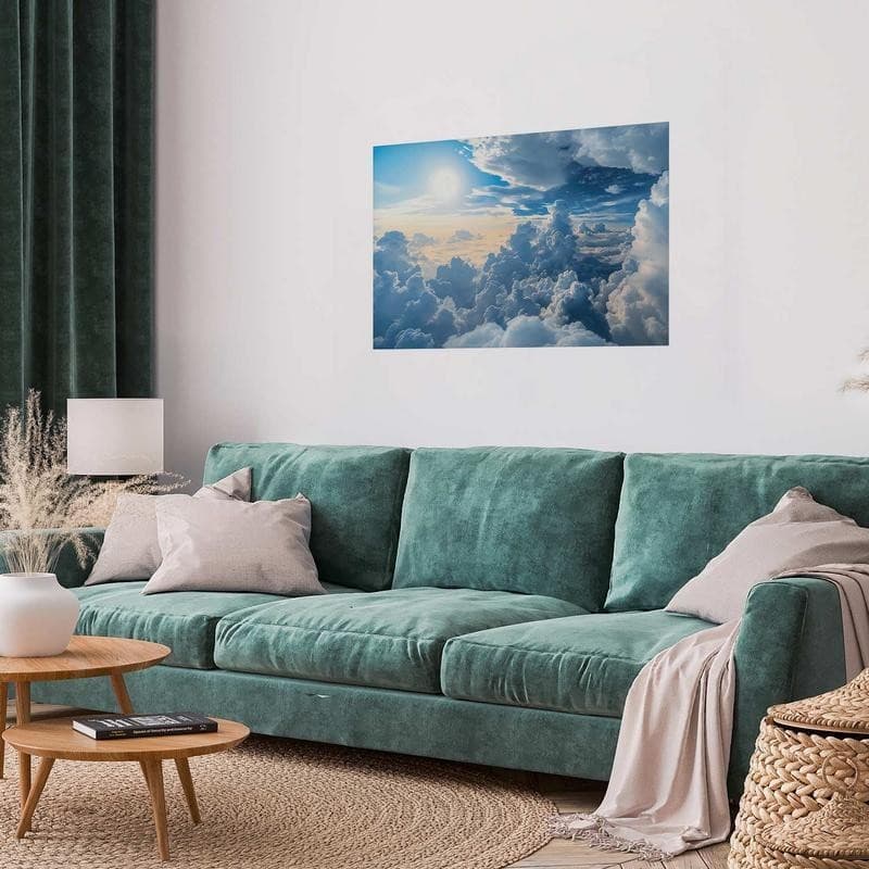 Poster - Symphony of Light: Sun and Clouds Playing Together on a Beautiful Sky in Poster e stampe Collezione Casa - Trebisacce, commercioVirtuoso.it