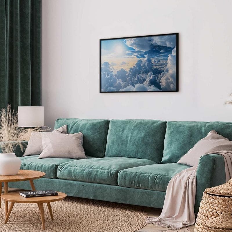 Poster - Symphony of Light: Sun and Clouds Playing Together on a Beautiful Sky in Poster e stampe Collezione Casa - Trebisacce, commercioVirtuoso.it