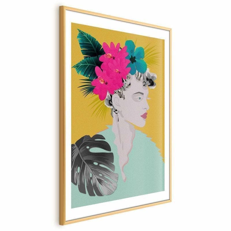 Poster - Flowers in the Hair in Poster e stampe Collezione Casa - Trebisacce, commercioVirtuoso.it
