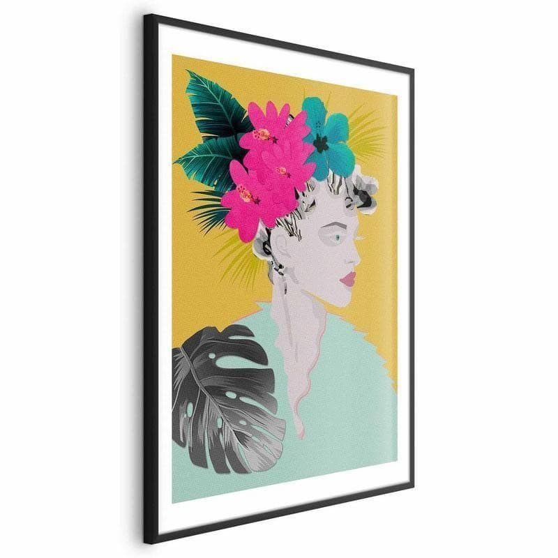 Poster - Flowers in the Hair in Poster e stampe Collezione Casa - Trebisacce, commercioVirtuoso.it