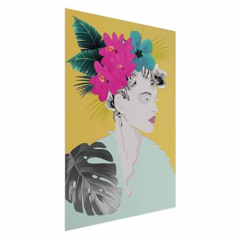 Poster - Flowers in the Hair in Poster e stampe Collezione Casa - Trebisacce, commercioVirtuoso.it