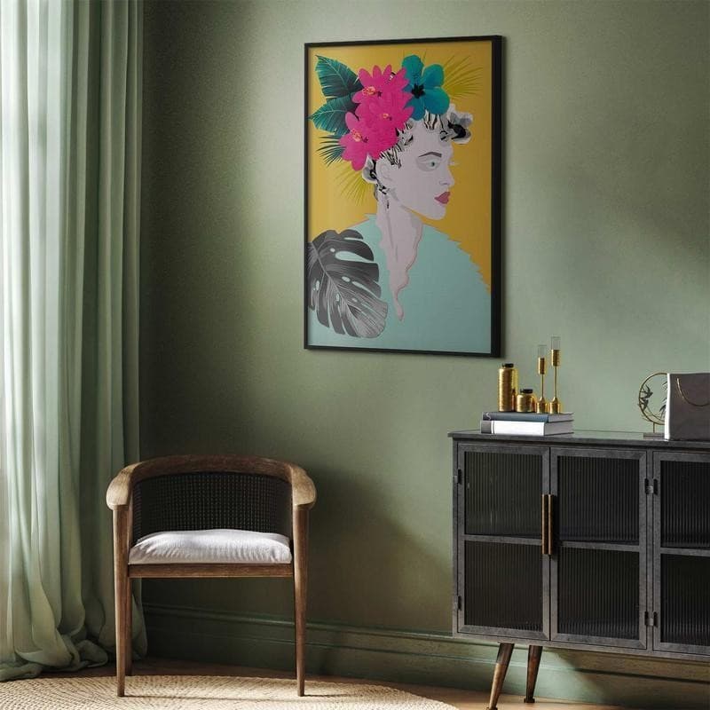 Poster - Flowers in the Hair in Poster e stampe Collezione Casa - Trebisacce, commercioVirtuoso.it