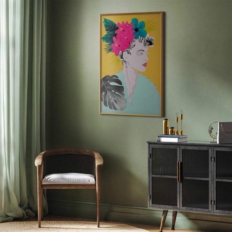 Poster - Flowers in the Hair in Poster e stampe Collezione Casa - Trebisacce, commercioVirtuoso.it