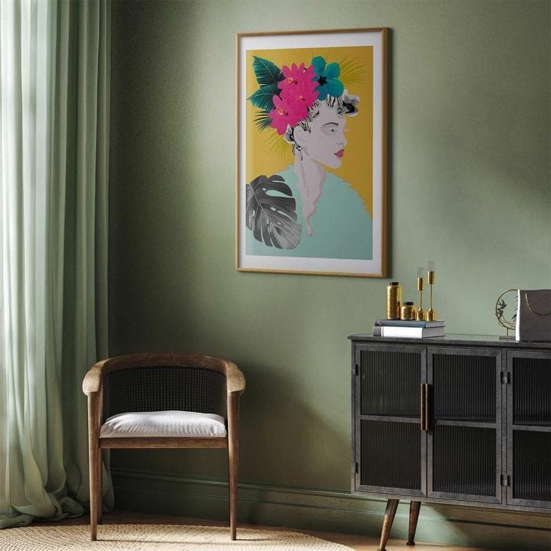 Poster - Flowers in the Hair in Poster e stampe Collezione Casa - Trebisacce, commercioVirtuoso.it