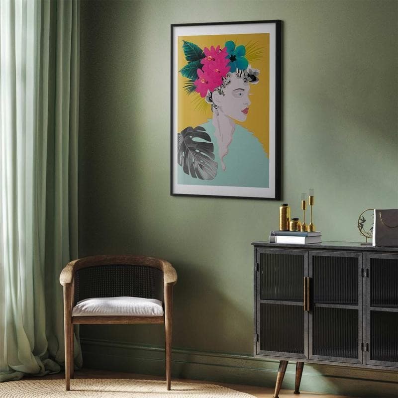 Poster - Flowers in the Hair in Poster e stampe Collezione Casa - Trebisacce, commercioVirtuoso.it