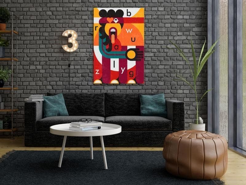 Quadro Art of Design (1 Part) Vertical in Poster e stampe Collezione Casa - Trebisacce, commercioVirtuoso.it