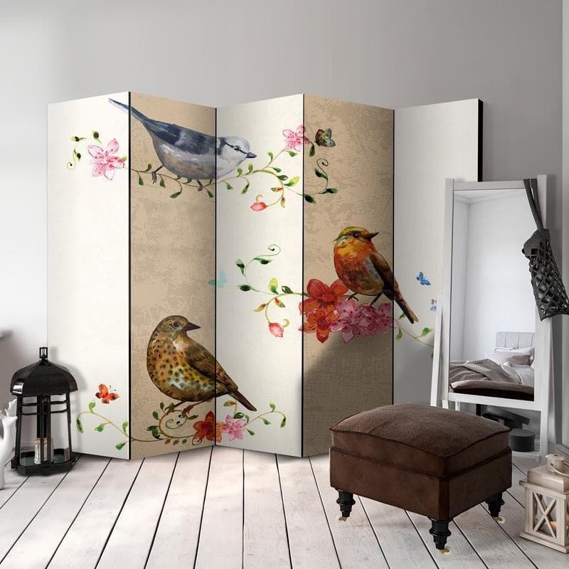 Paravento Bird Song II [divisori da interno] in Paraventi Collezione Casa - Trebisacce, commercioVirtuoso.it