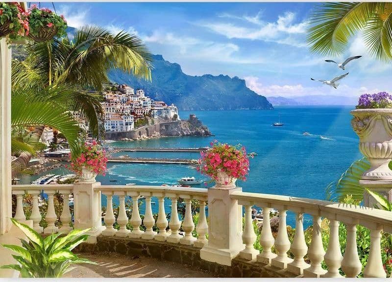 Fotomurale adesivo Mediterranean Paradise in Murales adesivi Collezione Casa - Trebisacce, commercioVirtuoso.it