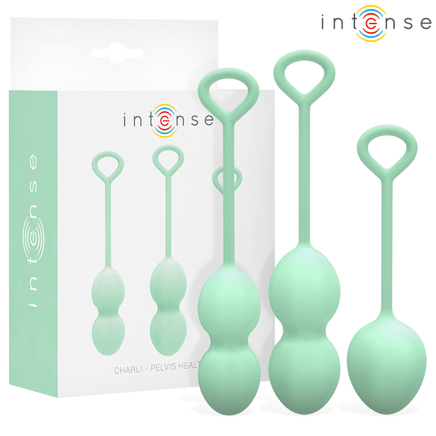 INTENSE - KIT PALLINE KEGEL CHARLI VERDE CHIARO in Palline vaginali Desideria Shop - Latina, commercioVirtuoso.it