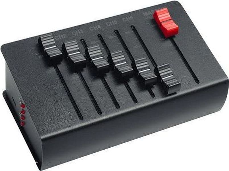 Centralina luci dmx dmx6 plus mixer lightning a 6 canali black 18700122