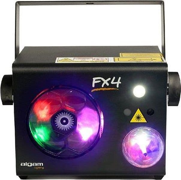 Effetti luce disc jockey algam lighting 18700163 fx4 black