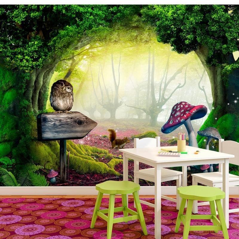 Fotomurale Angolo da gufo in Carta da parati Collezione Casa - Trebisacce, commercioVirtuoso.it