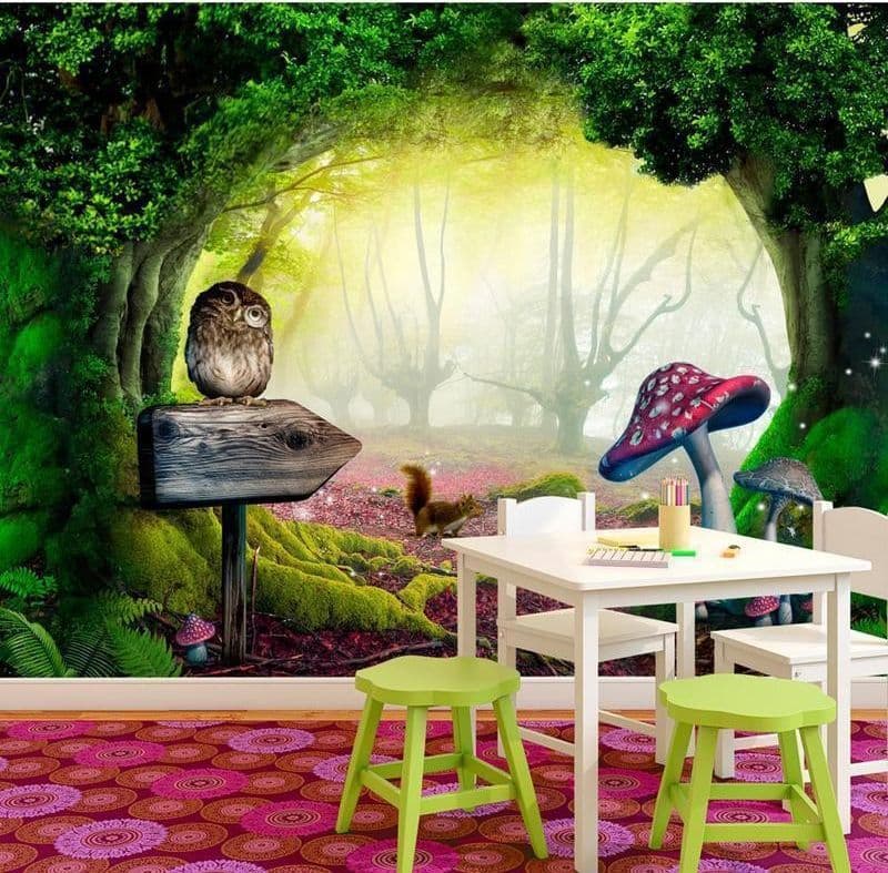 Fotomurale Angolo da gufo in Carta da parati Collezione Casa - Trebisacce, commercioVirtuoso.it