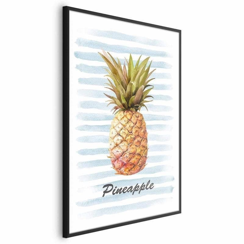 Poster - Pineapple and Stripes in Poster e stampe Collezione Casa - Trebisacce, commercioVirtuoso.it
